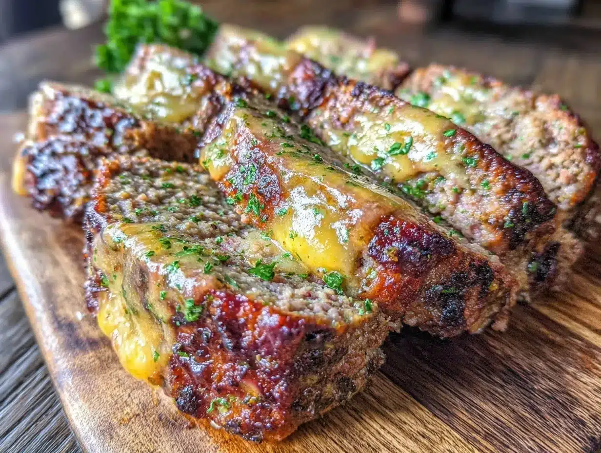 Savory Garlic Parmesan Meatloaf Recipe Easy Classic Beef Chicken Dinner 4 garlic parmesan meatloaf preparation steps