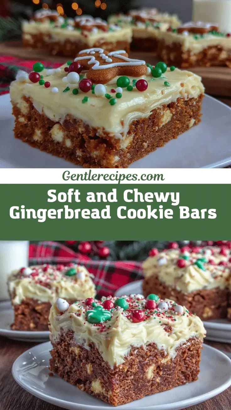 Gingerbread Cookie Bars Recipe: Easy Festive Frosted Treats 5 gingerbread cookie bars recipe