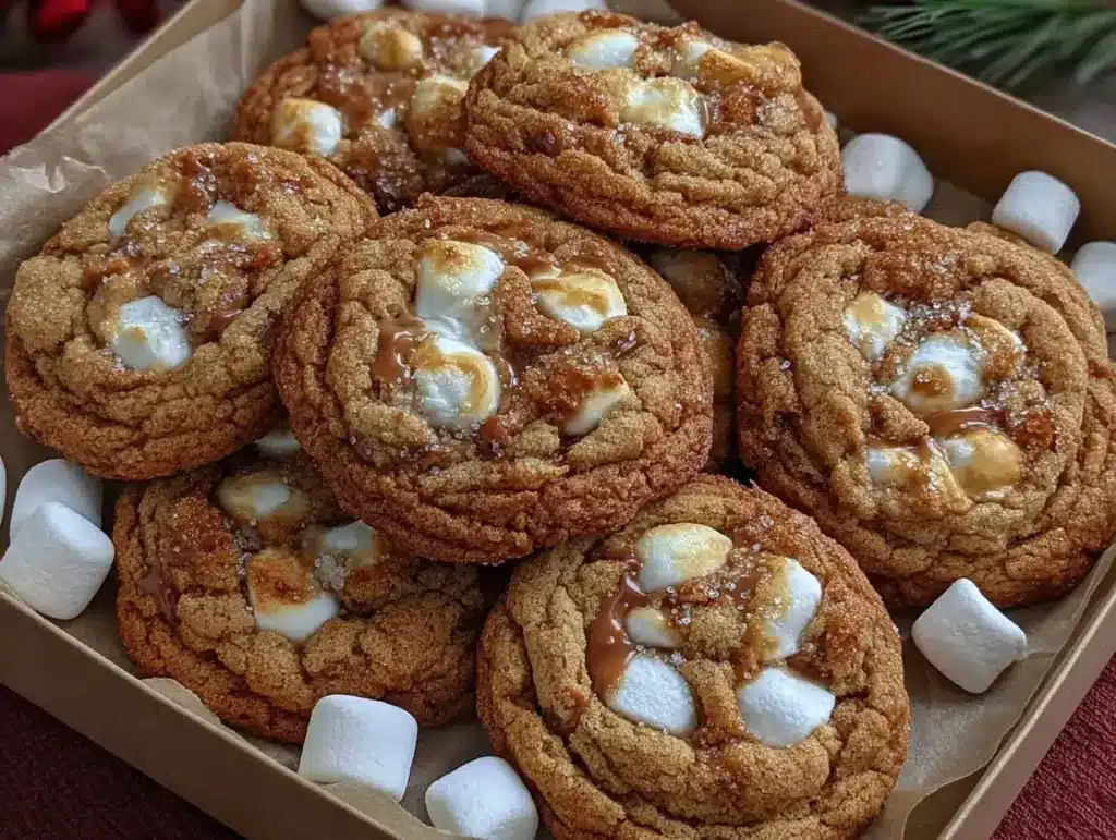 gluten-free peanut butter marshmallow cookies - featured image