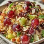 healthy apple quinoa salad - featured image