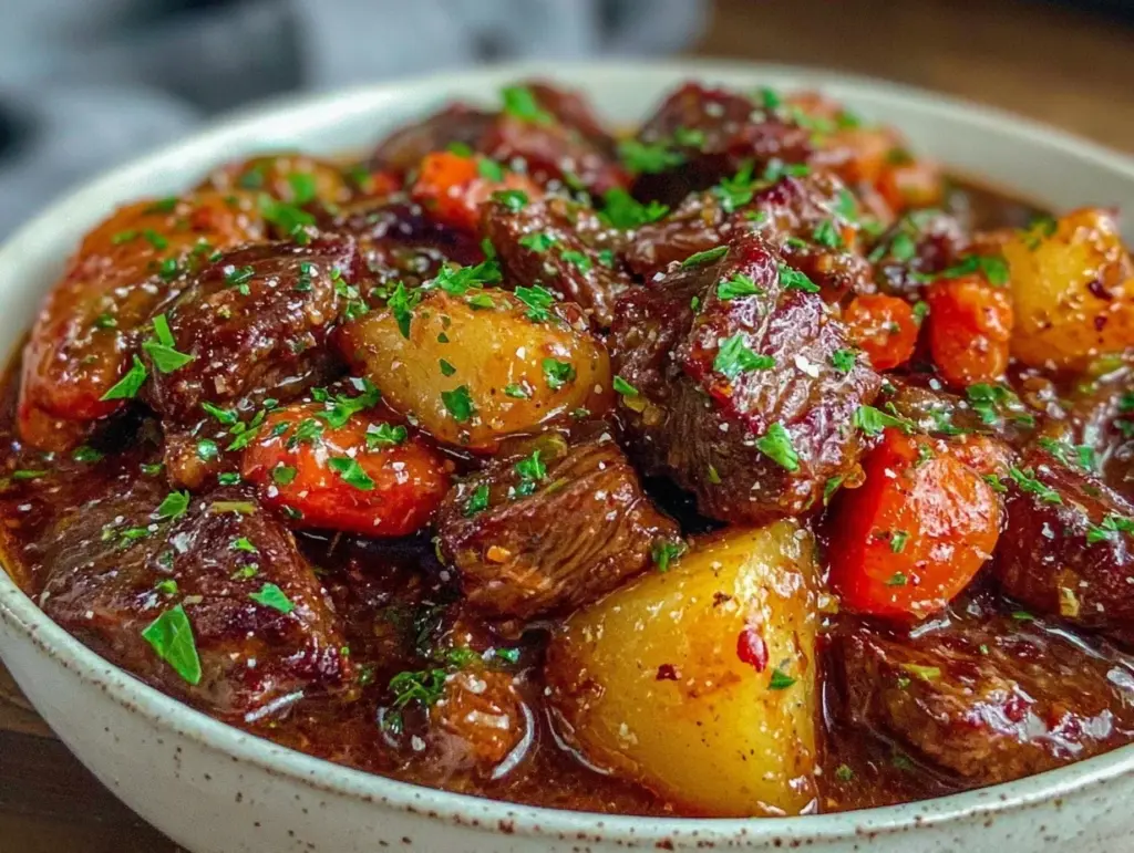 hearty beef stew recipe - featured image
