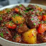 hearty beef stew recipe - featured image