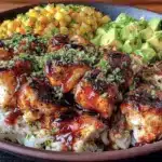 Honey BBQ Chicken Rice Bowl - featured image