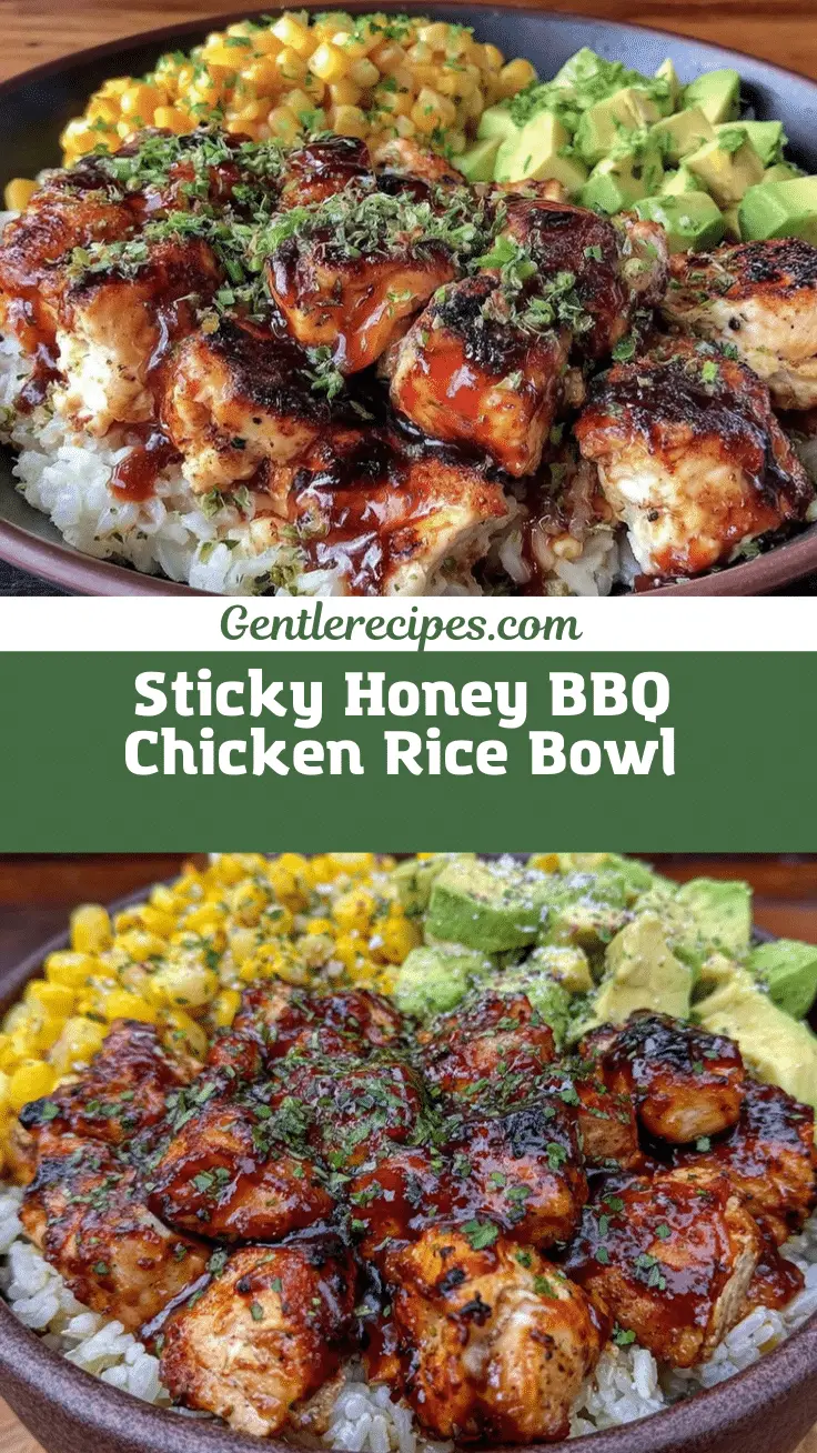 Honey BBQ Chicken Rice Bowl Recipe – Easy Gluten-Free Lunch Idea 5 Honey BBQ Chicken Rice Bowl recipe