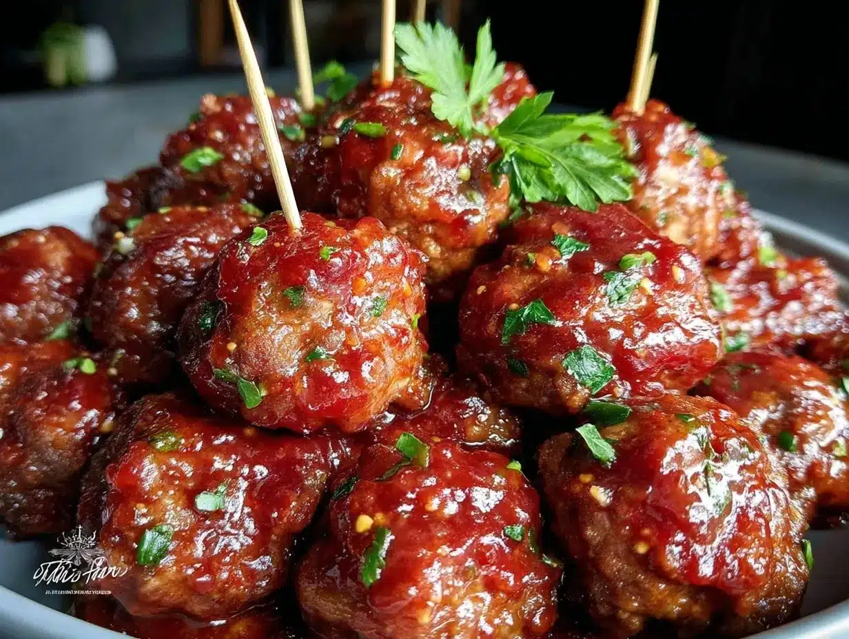 Honey Buffalo Crockpot Meatballs Recipe – Easy Game Day Snack Idea 4 Honey Buffalo Crockpot Meatballs preparation steps