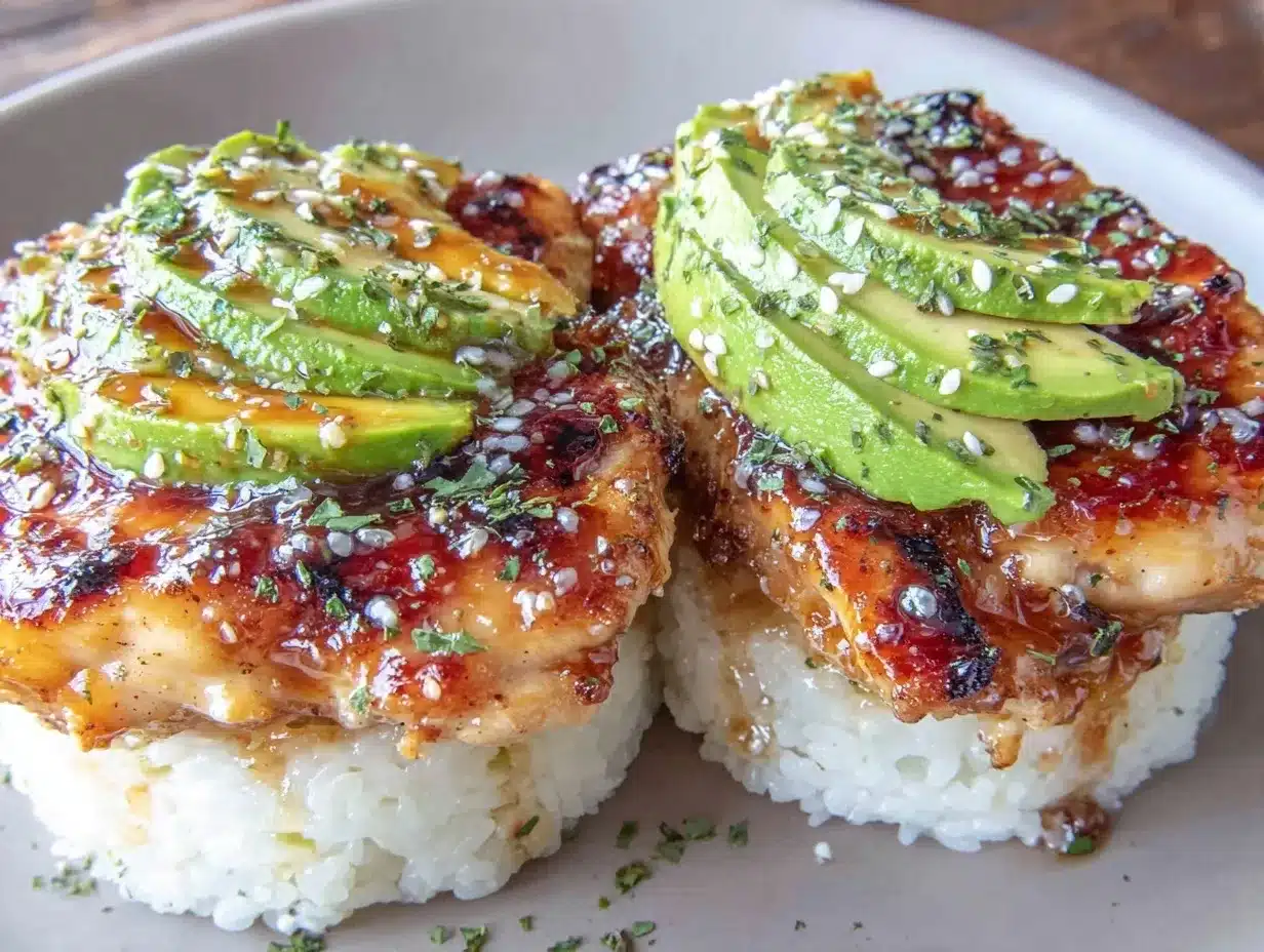 Tasty Honey Lime Chicken with Creamy Avocado Rice Easy Healthy Meal Recipe 4 honey lime chicken preparation steps