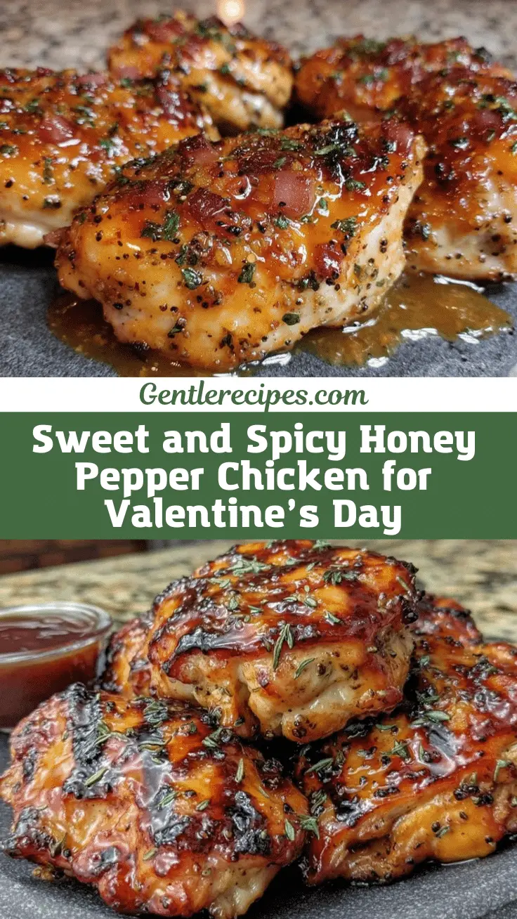 Honey Pepper Chicken Recipe Easy Valentine’s Day Dinner Idea 5 honey pepper chicken recipe