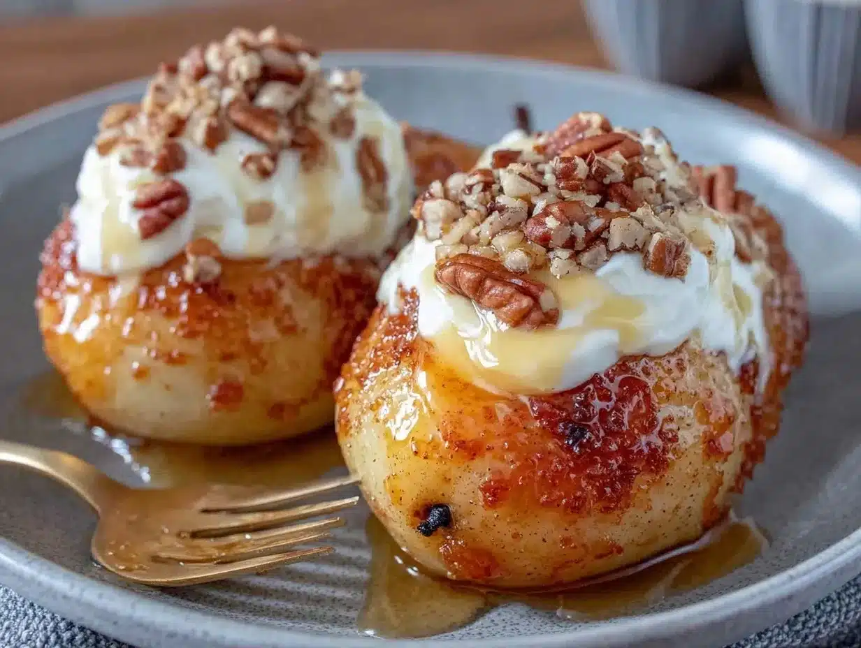 Delicious Honey Vanilla Baked Pears Recipe Perfect for Healthy Breakfast 4 honey vanilla baked pears preparation steps