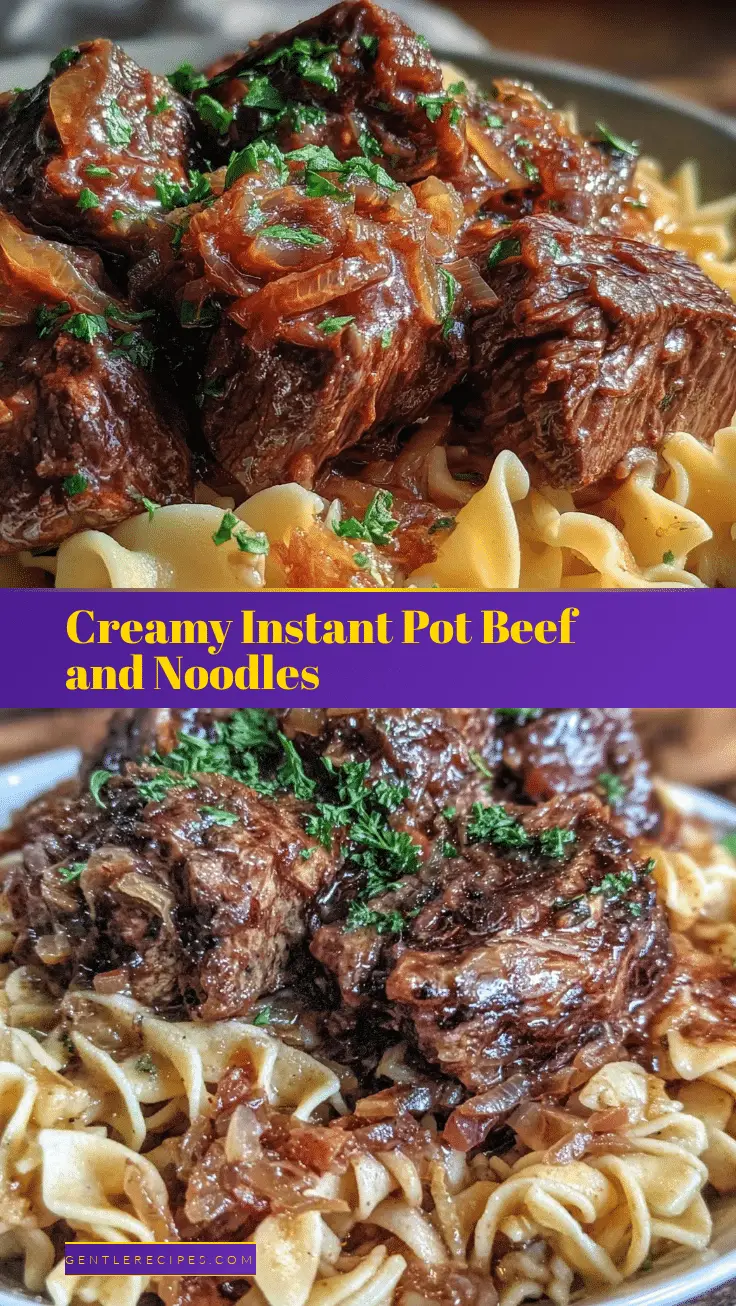 Easy Instant Pot Beef and Noodles Recipe for a Delicious Mediterranean Dinner 5 instant pot beef and noodles recipe