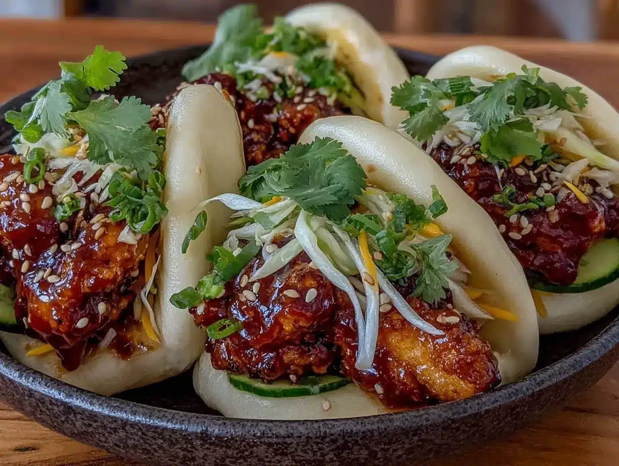 Korean Chicken Bao Recipe: Easy Valentine’s Day Dinner Idea 4 Korean chicken bao preparation steps