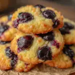 lemon blueberry cookies - featured image