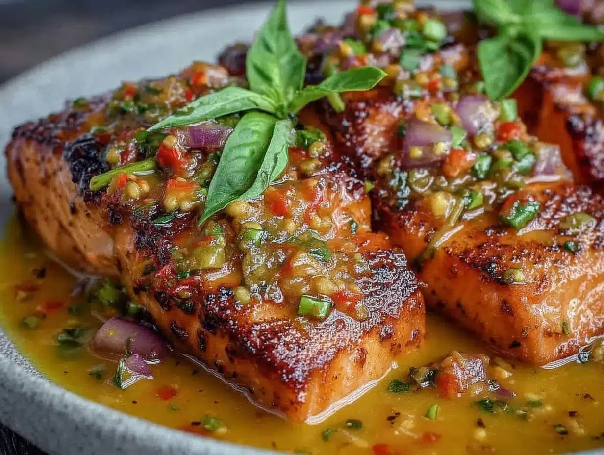 Marry Me Salmon Recipe – Easy Valentine’s Day Dinner Idea 4 Marry Me Salmon preparation steps