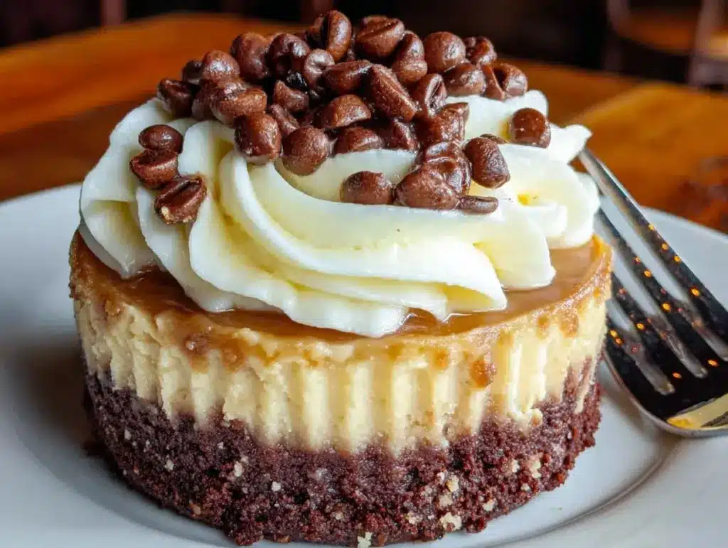 mini coffee cheesecakes - featured image