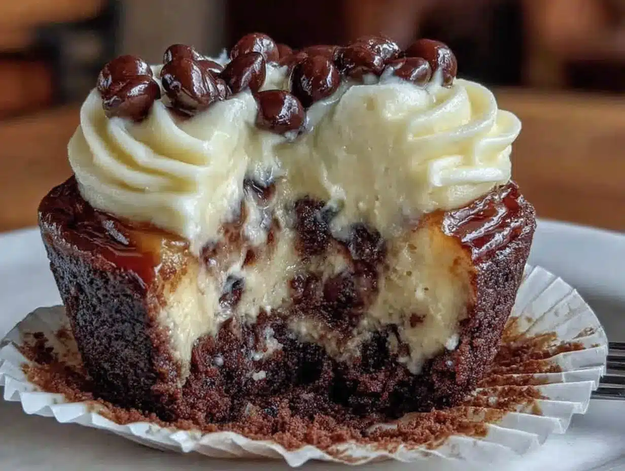 Mini Coffee Cheesecakes Recipe Easy Homemade Creamy Whipped Topping 4 mini coffee cheesecakes preparation steps