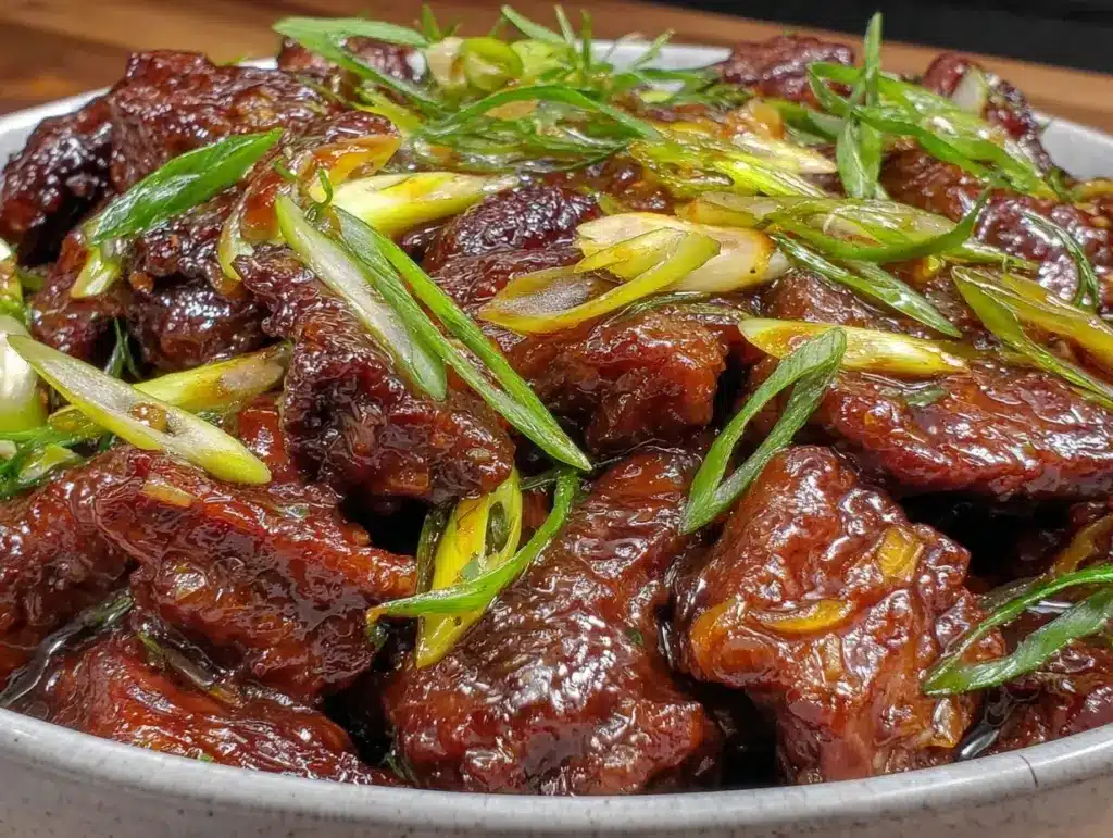 Mongolian beef crock pot - featured image