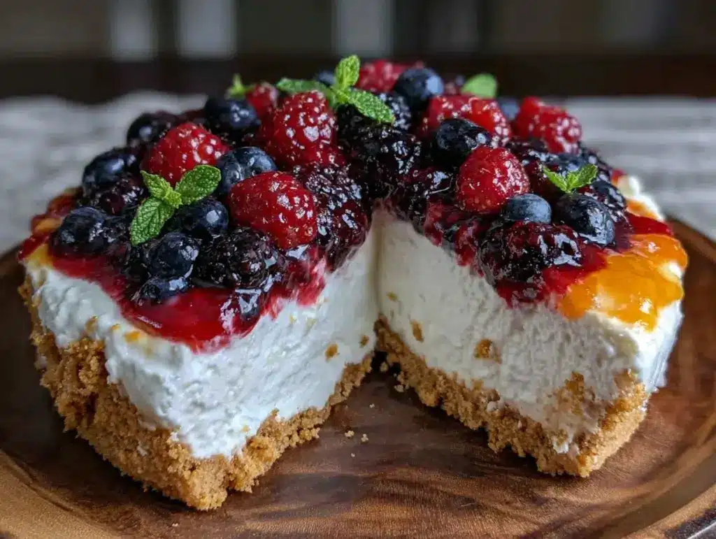 no-bake cheesecake recipe - featured image