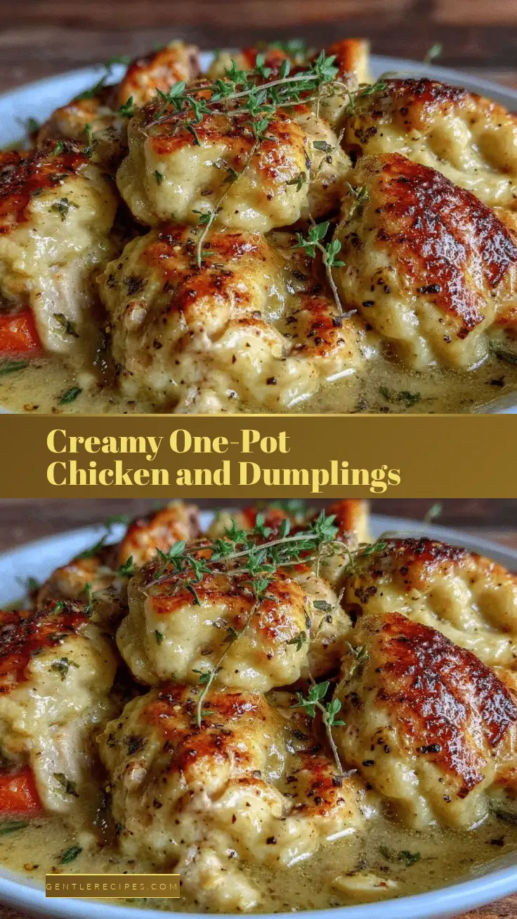 Comforting One-Pot Chicken and Dumplings Recipe Easy Healthy Mediterranean Dinner 5 one-pot chicken and dumplings recipe recipe