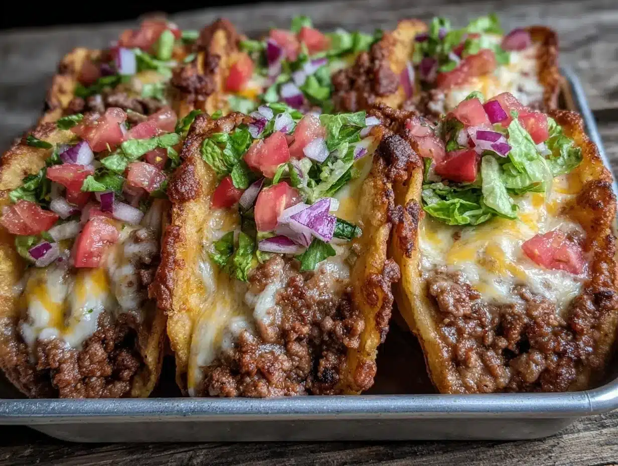 Oven-Baked Tacos Recipe: Easy, Crispy Dinner in 30 Minutes 4 oven-baked tacos preparation steps