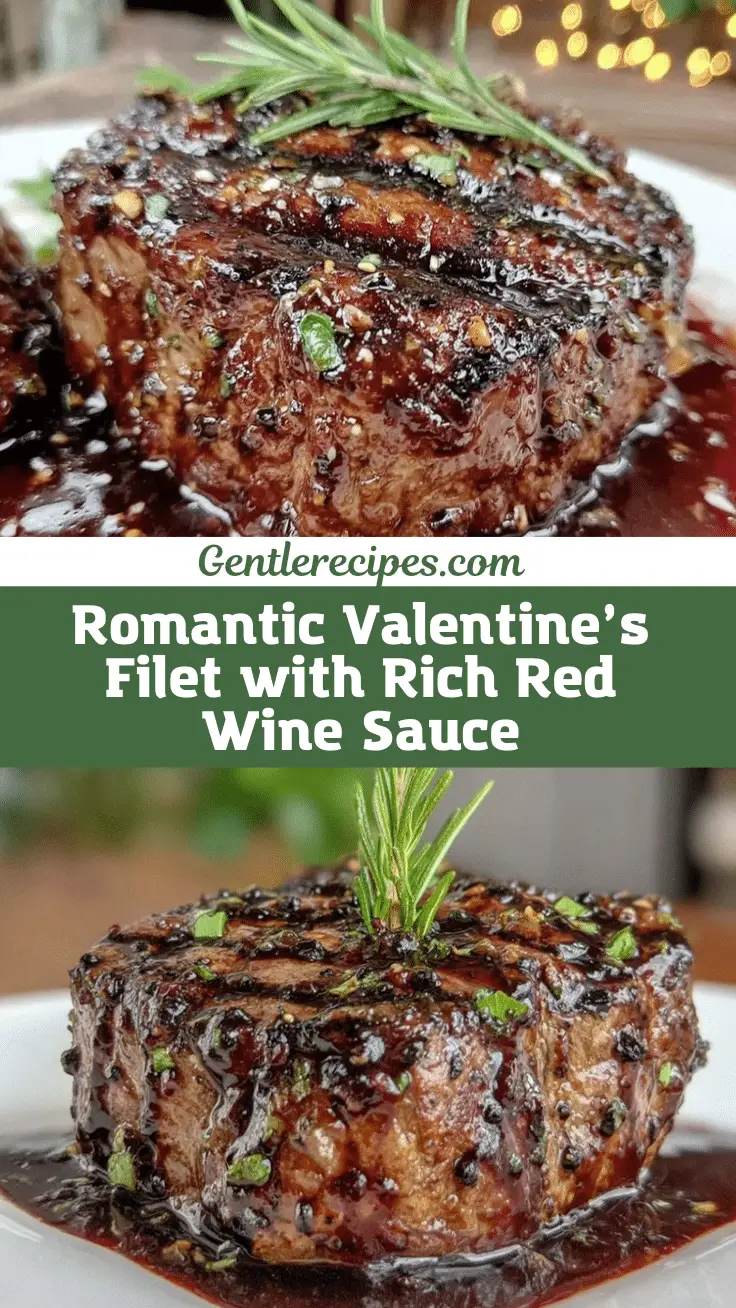 Oven Filet with Red Wine Sauce Easy Valentine’s Day Dinner Recipe 5 oven filet with red wine sauce recipe