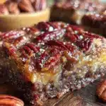 pecan pie brownies - featured image