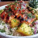 pineapple chicken and rice - featured image