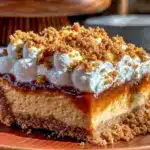 pumpkin caramel pie - featured image