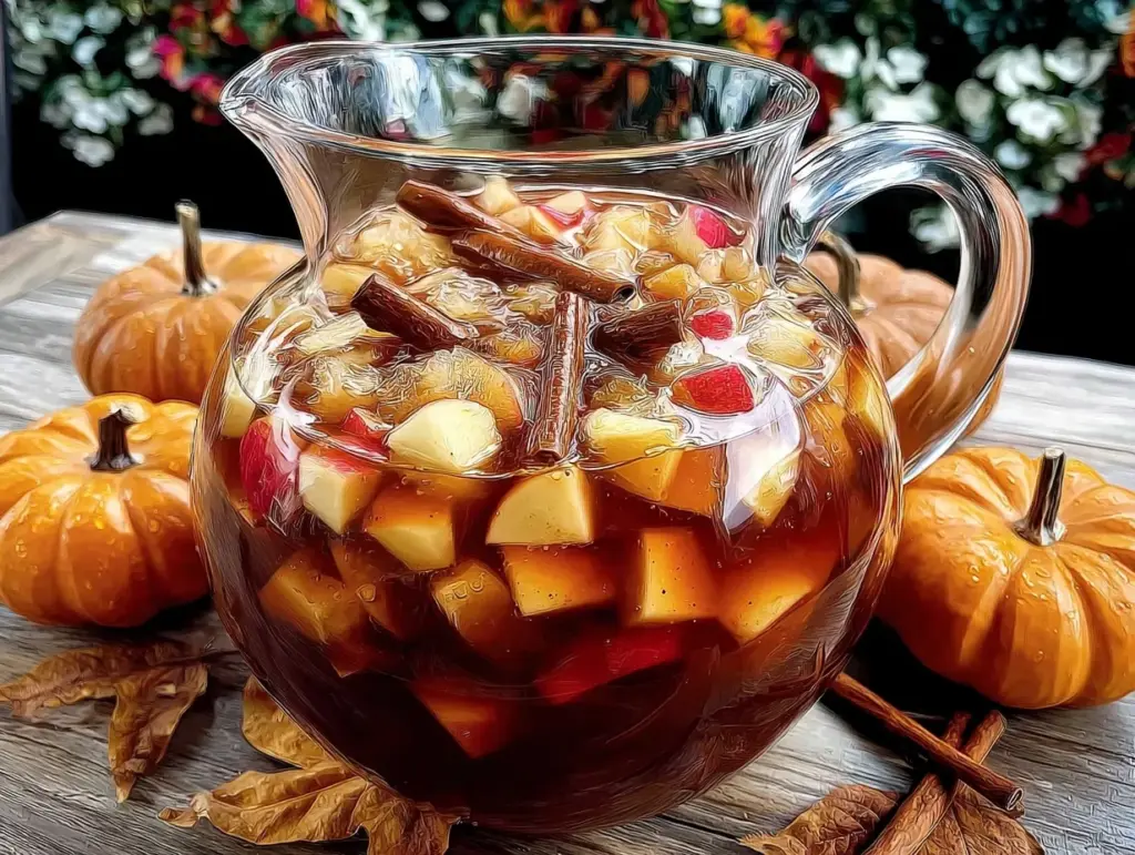 pumpkin spice Fireball sangria - featured image