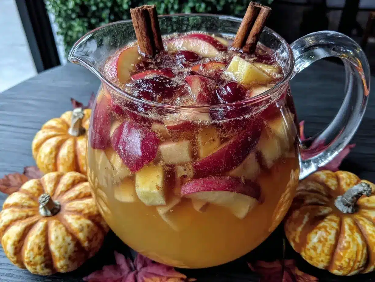 Pumpkin Spice Fireball Sangria Recipe – Easy Cozy Fall Cocktail for Parties 4 pumpkin spice Fireball sangria preparation steps