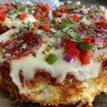 quick air fryer frozen pizza personal pan recipe - featured image