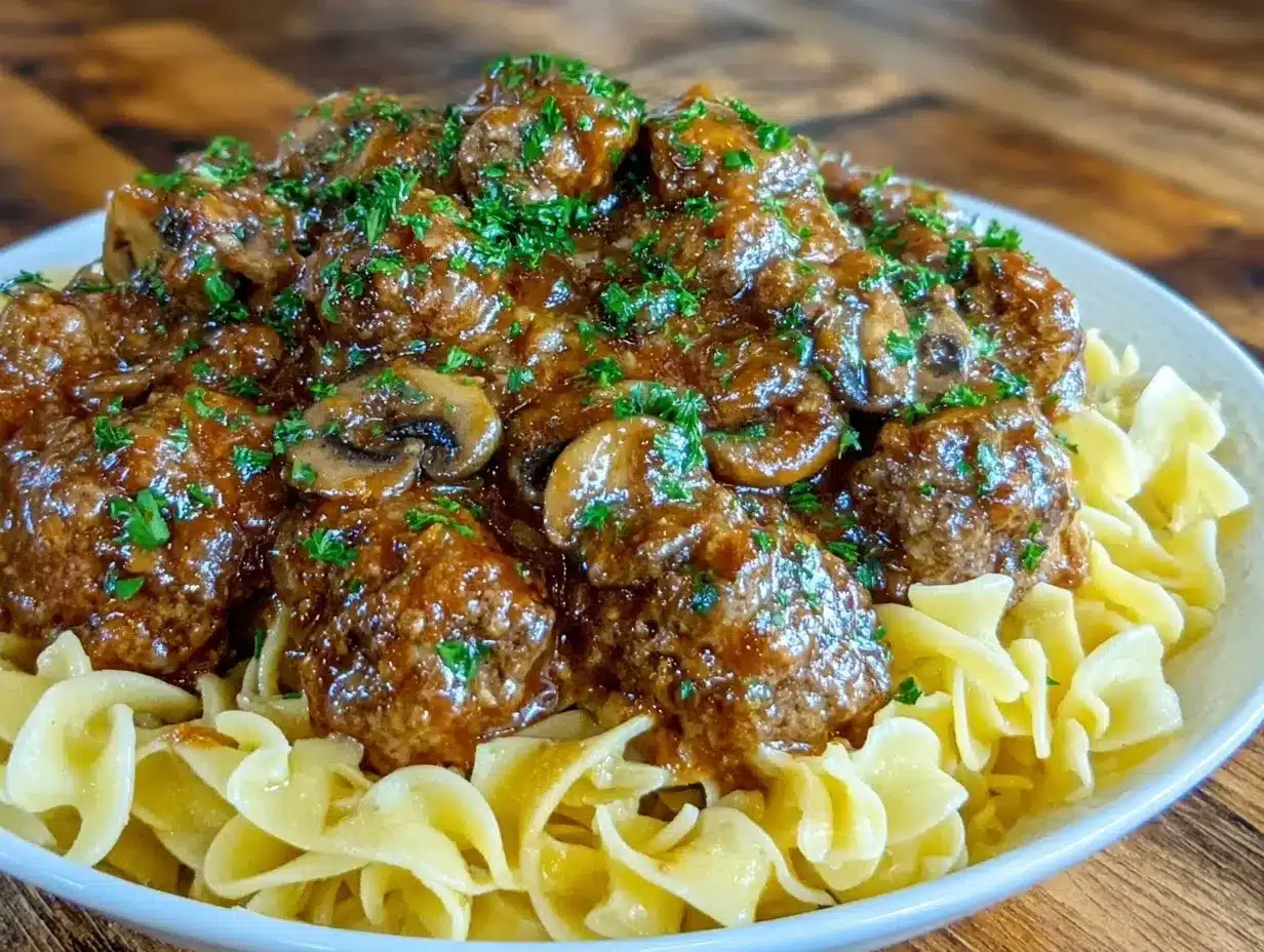 Quick Creamy Ground Beef Stroganoff Recipe Perfect 30-Minute Dinner 4 quick creamy ground beef stroganoff preparation steps