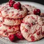 raspberry cookies - featured image
