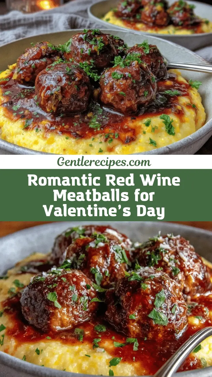 Red Wine Braised Meatballs Recipe for a Perfect Valentine’s Day Dinner 5 red wine braised meatballs recipe
