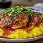 roast chicken with red wine demi-glace - featured image