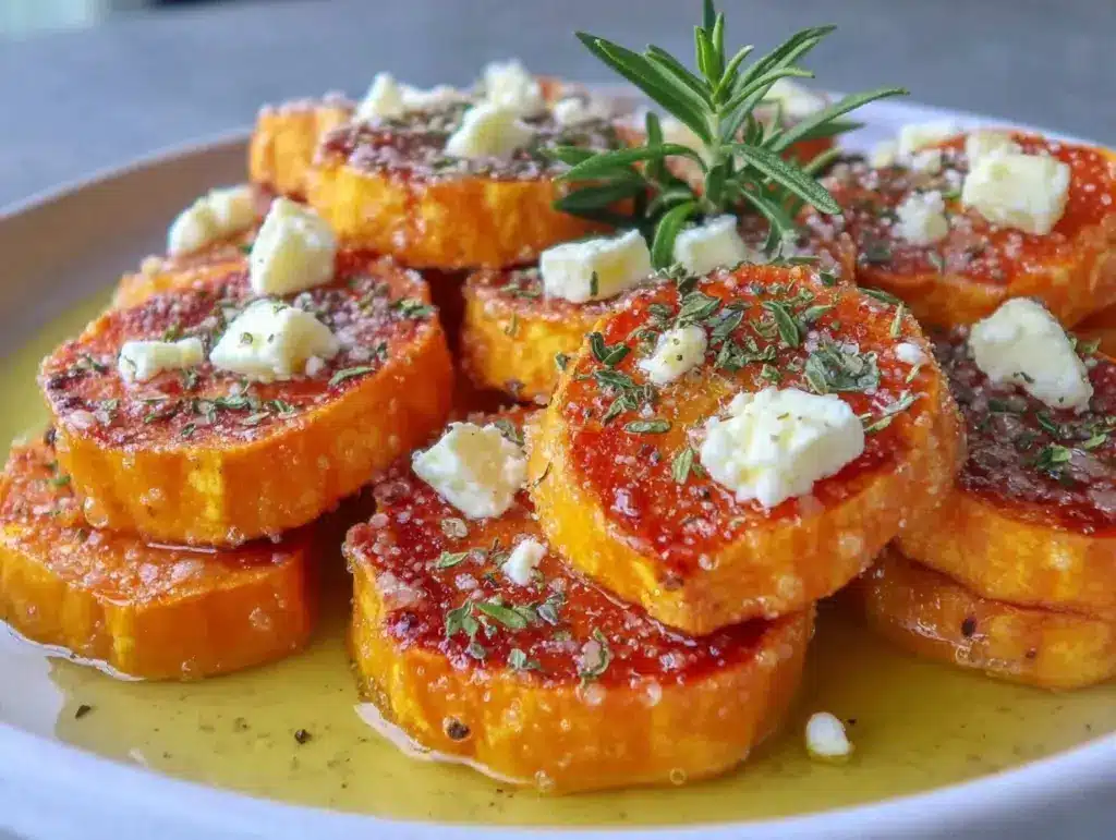 roasted sweet potato rounds - featured image