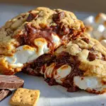 s’mores stuffed cookies - featured image