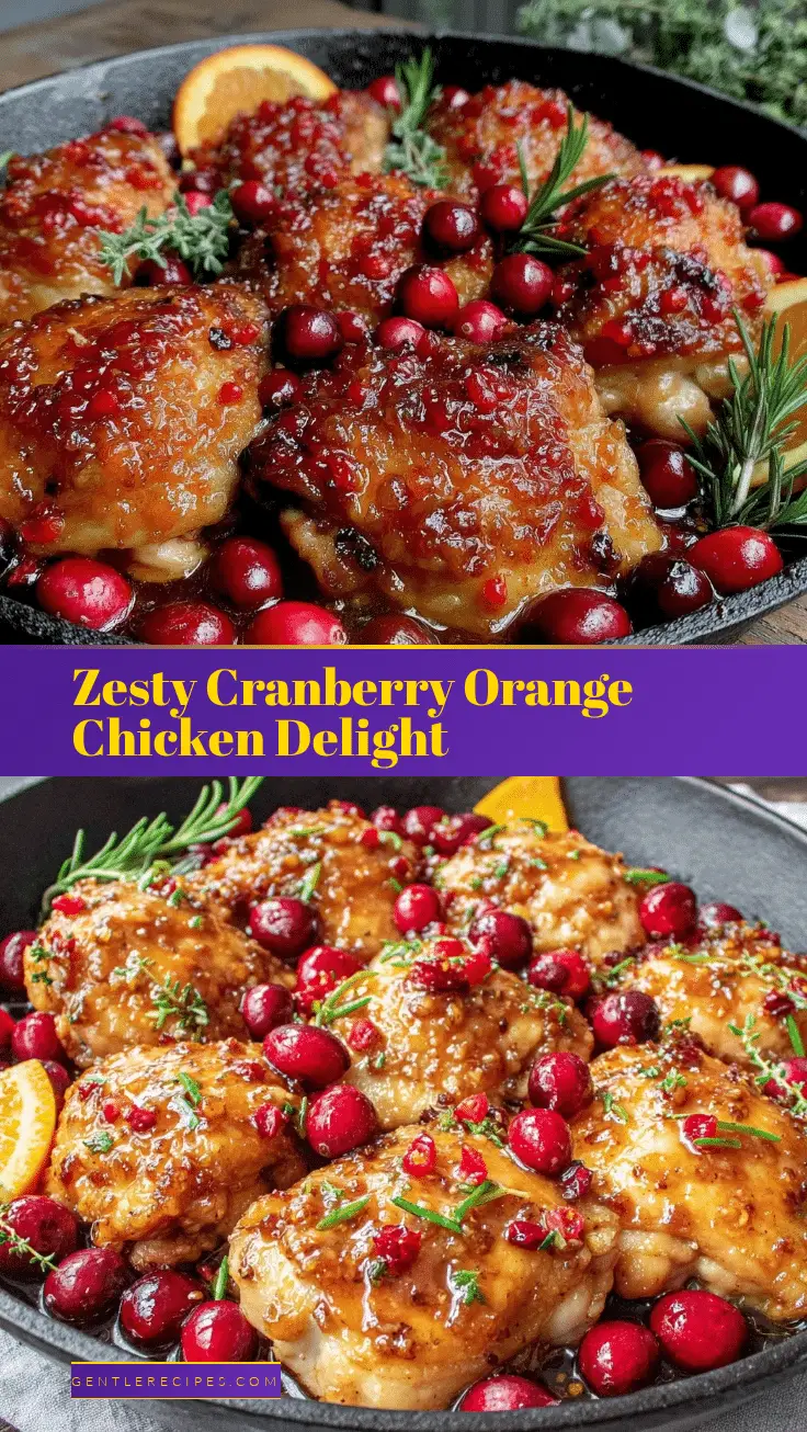 Savory Cranberry Orange Chicken Recipe Easy Perfect November Dinner Idea 5 savory cranberry orange chicken recipe