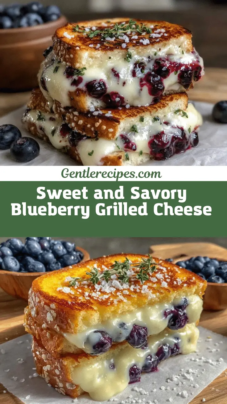Savory Grilled Cheese Recipe: Easy Gourmet Blueberry Lunch Idea 5 savory grilled cheese recipe recipe