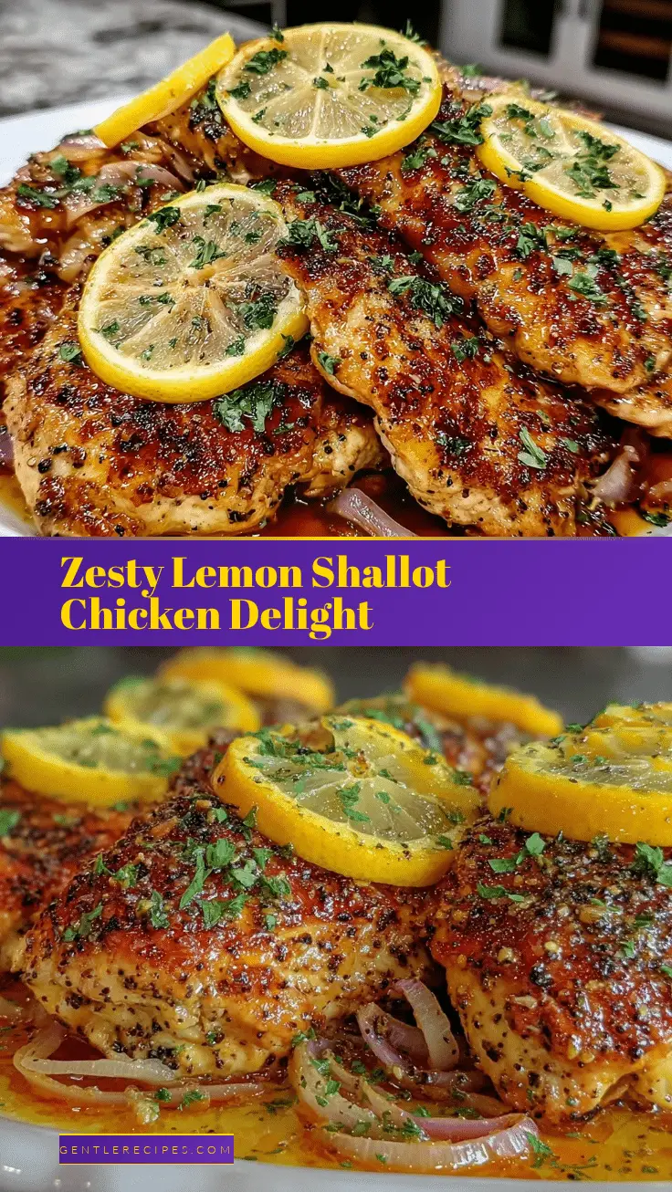 Savory Lemon Shallot Chicken Recipe Easy Dinners You’ll Love 5 savory lemon shallot chicken recipe recipe