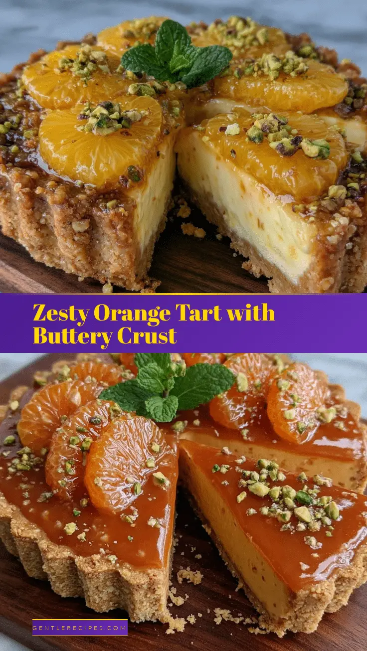 Savory Orange Tart Recipe Easy Homemade Sweet Dessert with Buttery Crust 5 savory orange tart recipe recipe