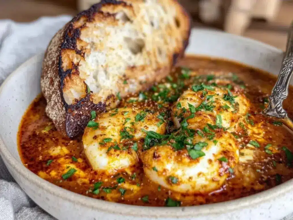 savory sopa de ajo recipe - featured image