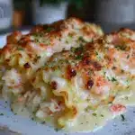Shrimp and Crab Alfredo Lasagna Roll-Ups - featured image