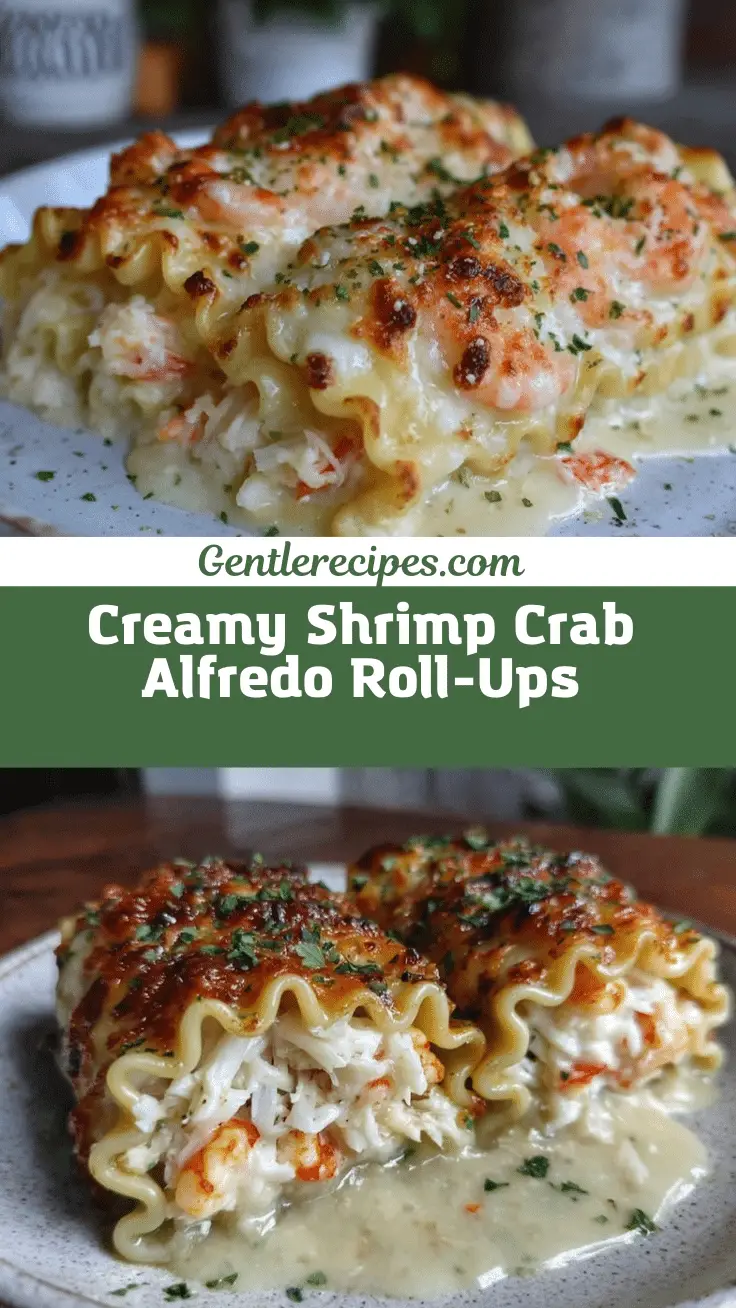 Shrimp and Crab Alfredo Lasagna Roll-Ups – Easy Dinner Recipe for Families 5 Shrimp and Crab Alfredo Lasagna Roll-Ups recipe