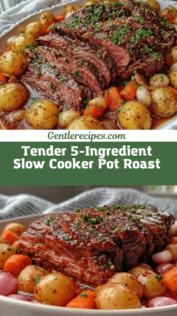 Easy 5-Ingredient Slow Cooker Pot Roast Recipe for Cozy Family Dinners 5 slow cooker pot roast recipe
