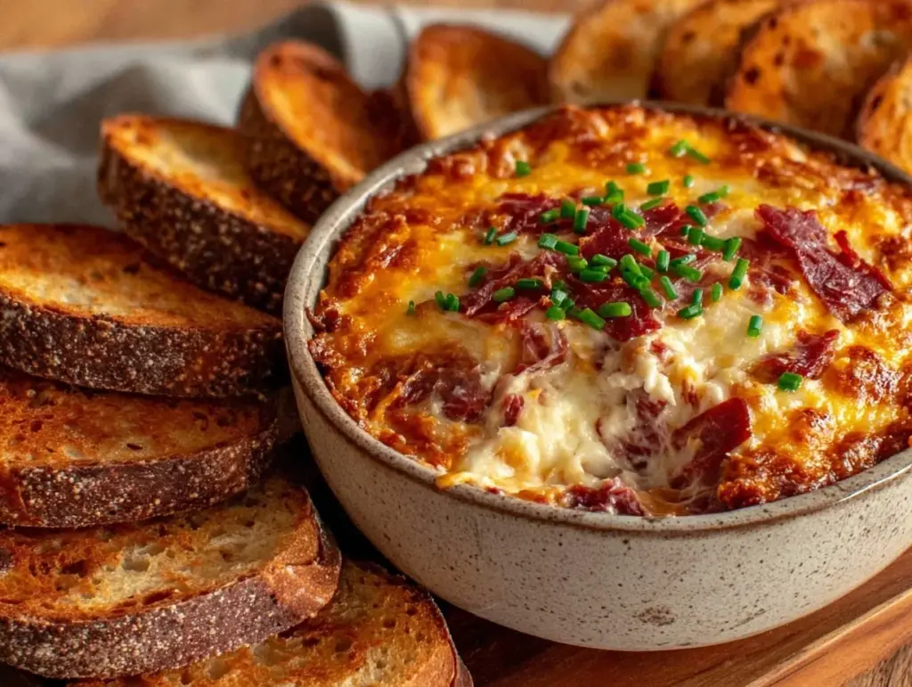 slow cooker Reuben dip - featured image