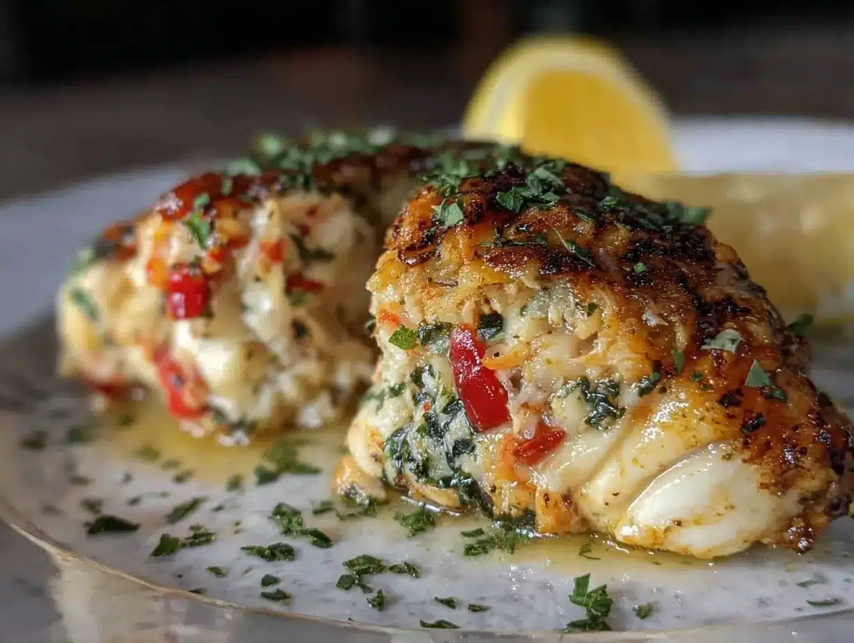 Savory Southern Crab Stuffed Flounder Recipe Easy Zesty Lemon Flavor 4 southern crab stuffed flounder preparation steps