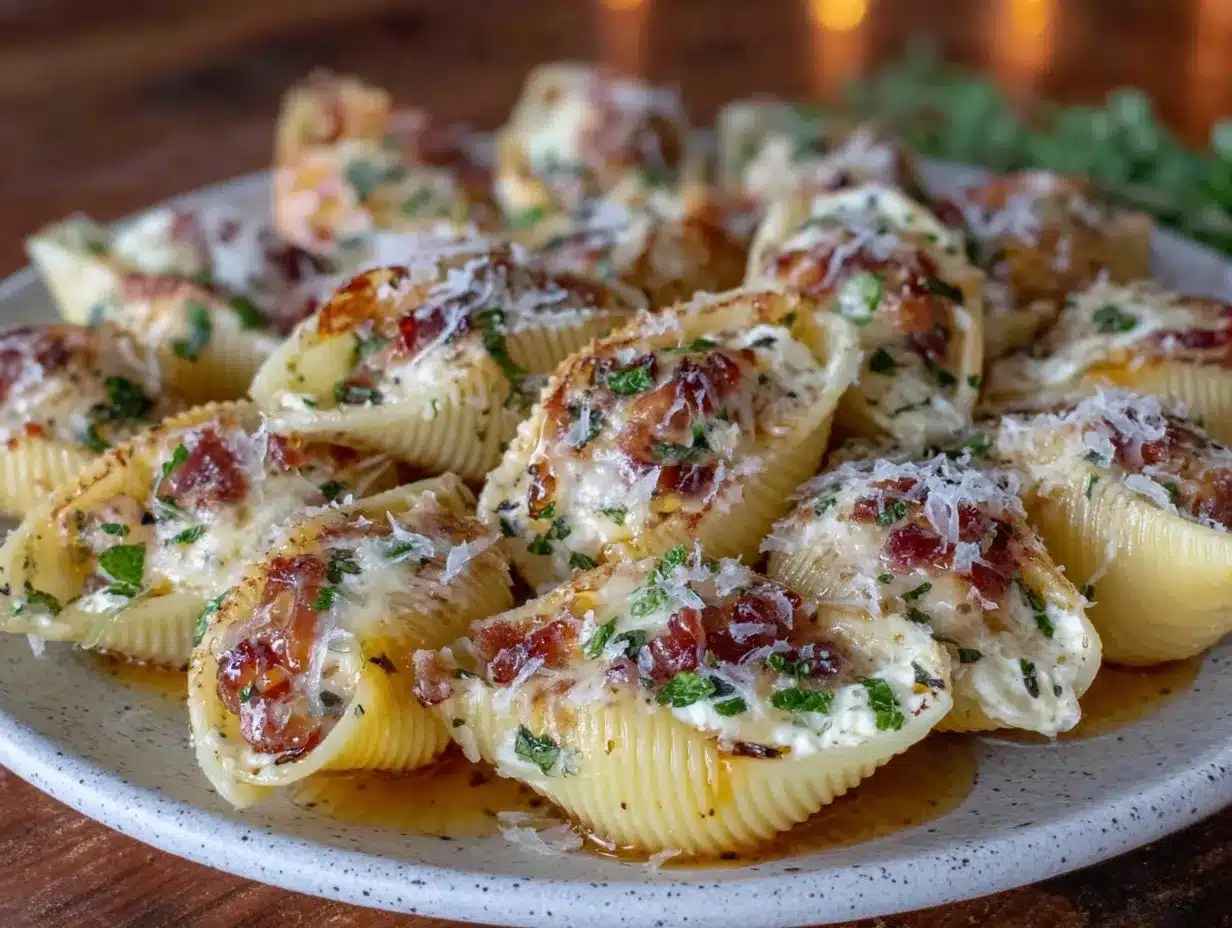 Sweet Ricotta and Honey Stuffed Shells Recipe Easy Mediterranean Dessert Idea 4 sweet ricotta and honey stuffed shells preparation steps