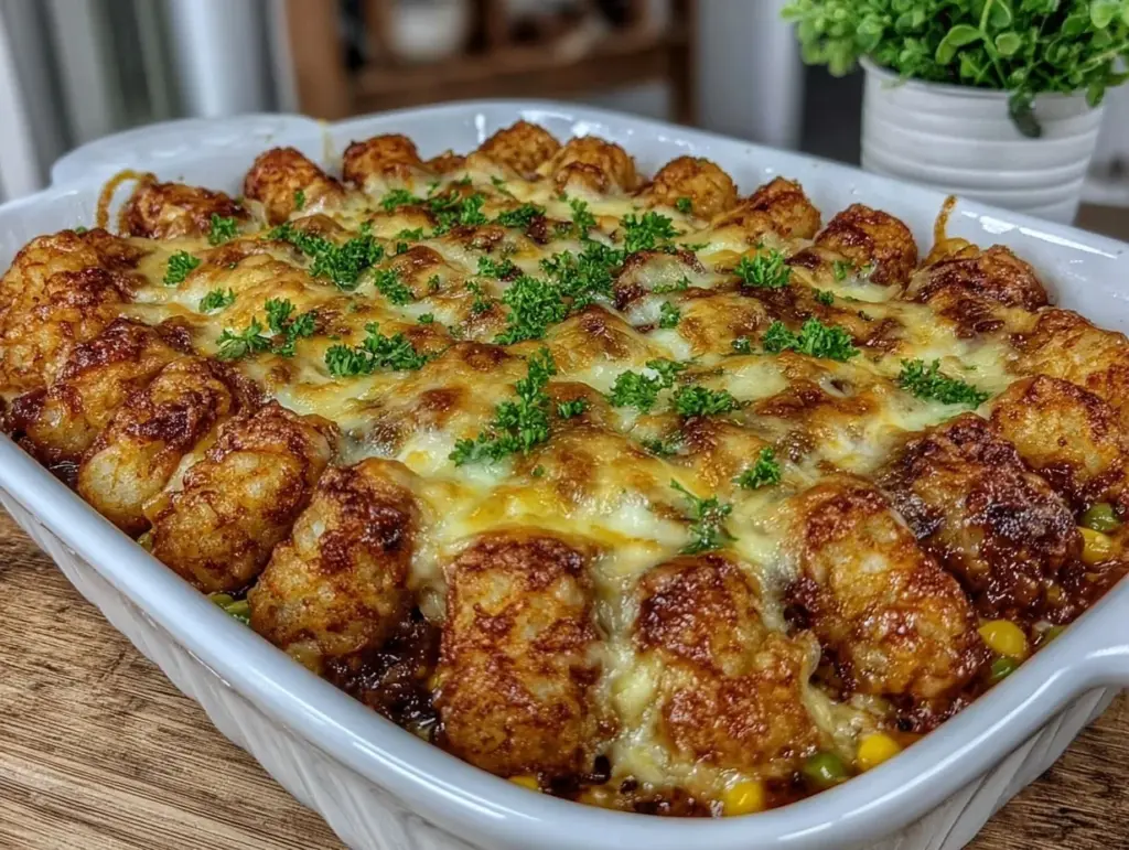 tater tot casserole - featured image