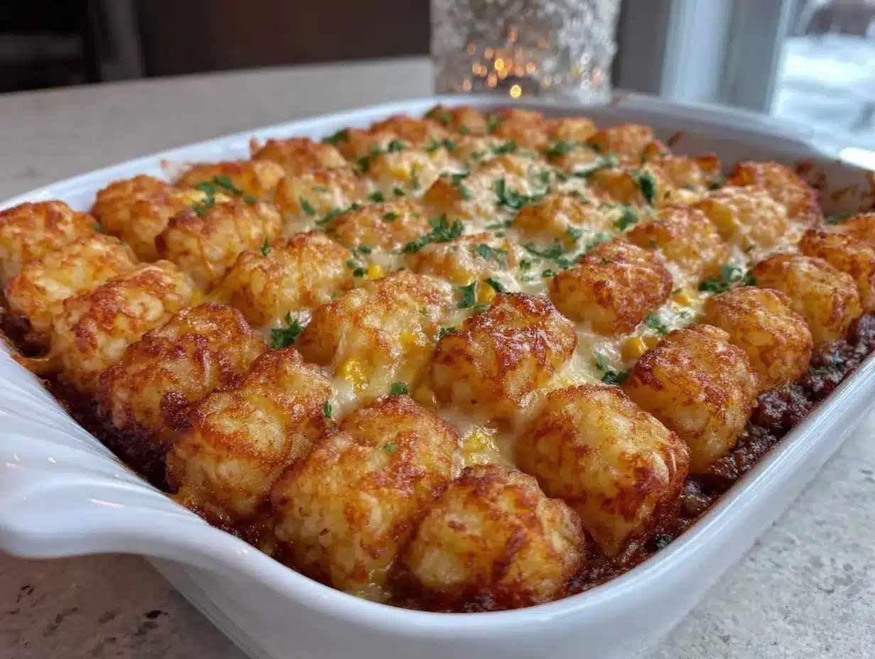 Best Tater Tot Casserole Recipe – Easy Family Dinner Winner 4 tater tot casserole preparation steps