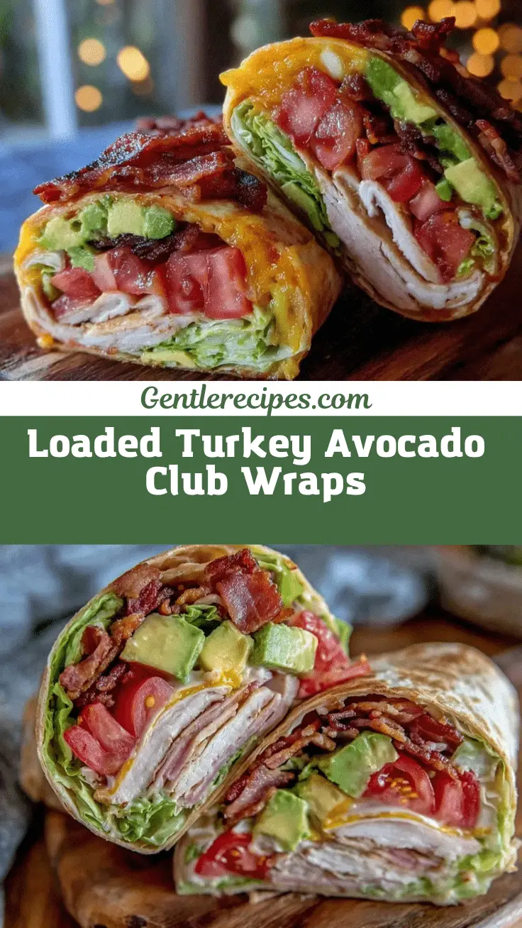Turkey Avocado Club Wraps Recipe – Easy Fresh Lunch Idea 5 Turkey Avocado Club Wraps recipe