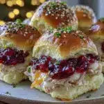 turkey cranberry sliders - featured image